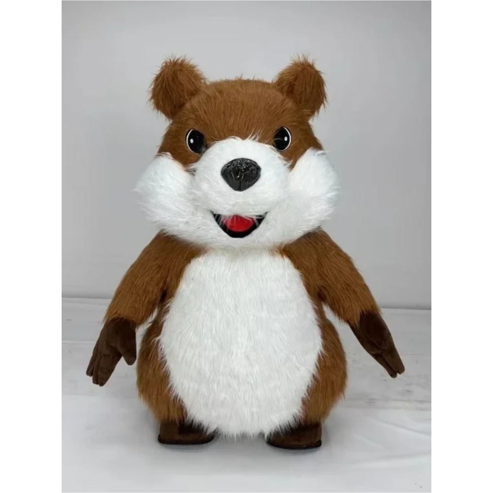 Suits - Aufblasbare Eichhörnchen-Maskottchen-Kostüme Cartoon-Erwachsenenanzüge Tier-Weihnachtskostüme für Karneval