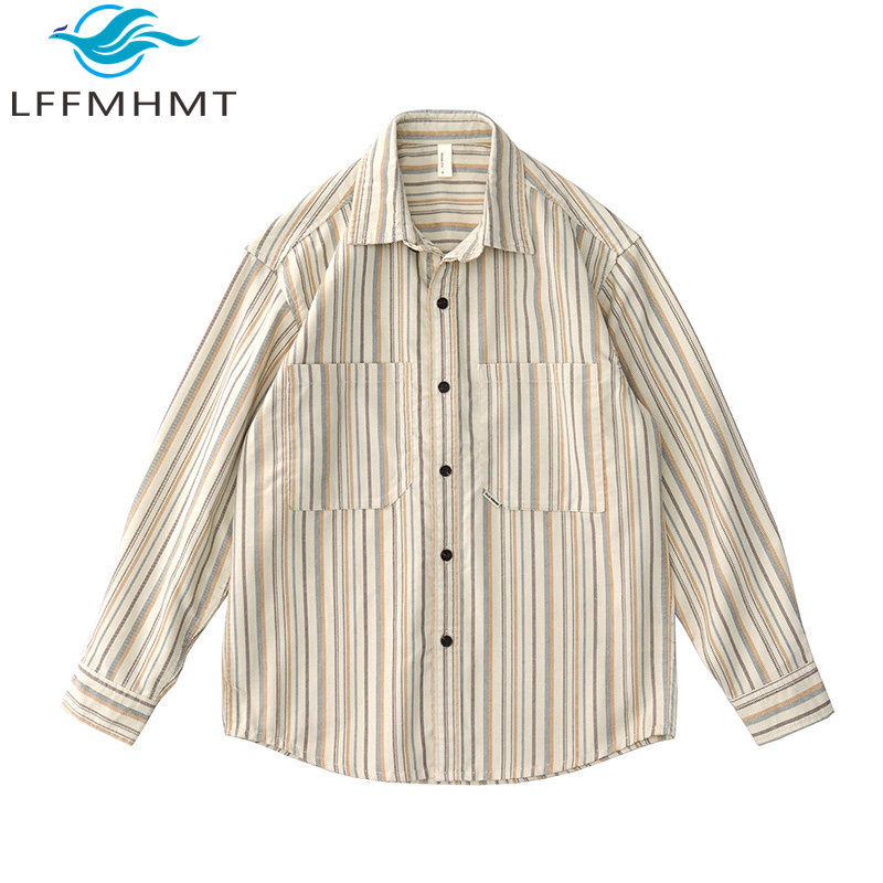 Herrenhemd im japanischen Vint – Corduroy Button Up Shirt Men Bewertung und Preis