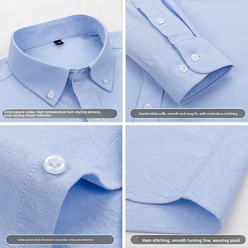 QICHE Herren 100% Baumwolle Ox – Oxford Cotton Casual Shirt Business Bewertung und Preis
