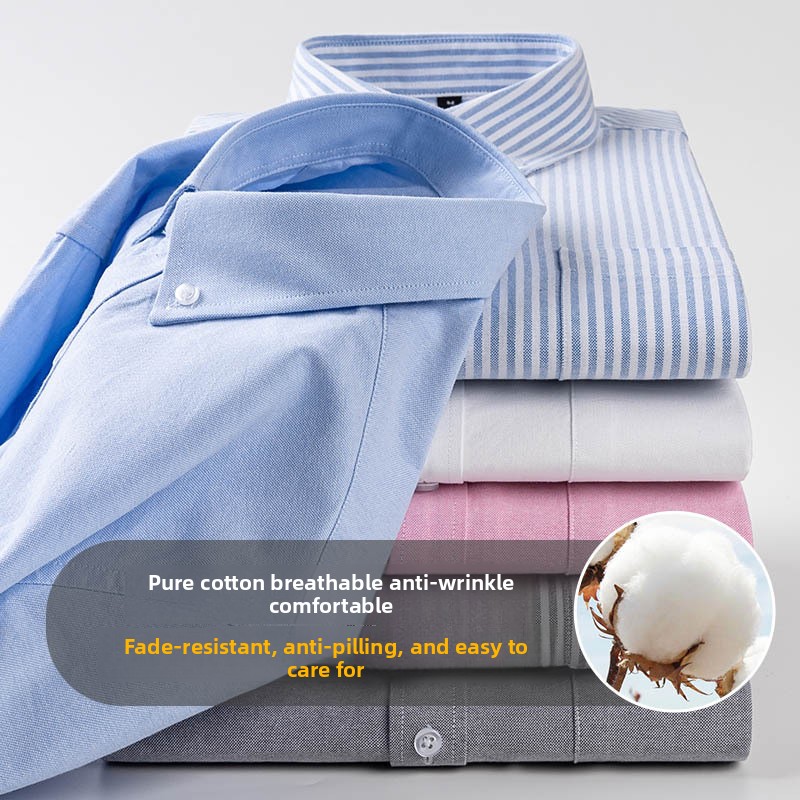 QICHE Herren 100% Baumwolle Ox – Oxford Cotton Casual Shirt Business Bewertung und Preis